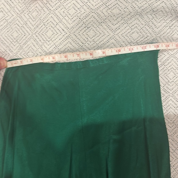 Zara Green Midi Slip Skirt - Picture 5 of 5